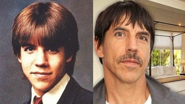 famosos quando eram crianças Anthony Kiedis criança Rock na Veia