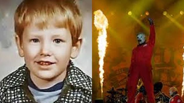 famosos quando eram crianças Corey Taylor criança Rock na Veia