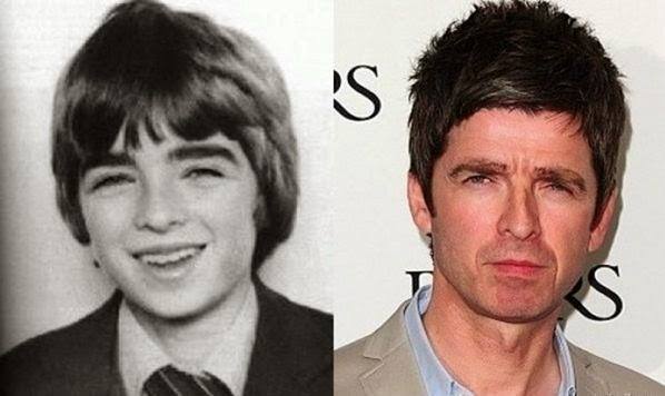 famosos quando eram crianças Noel Gallagher criança Rock na Veia